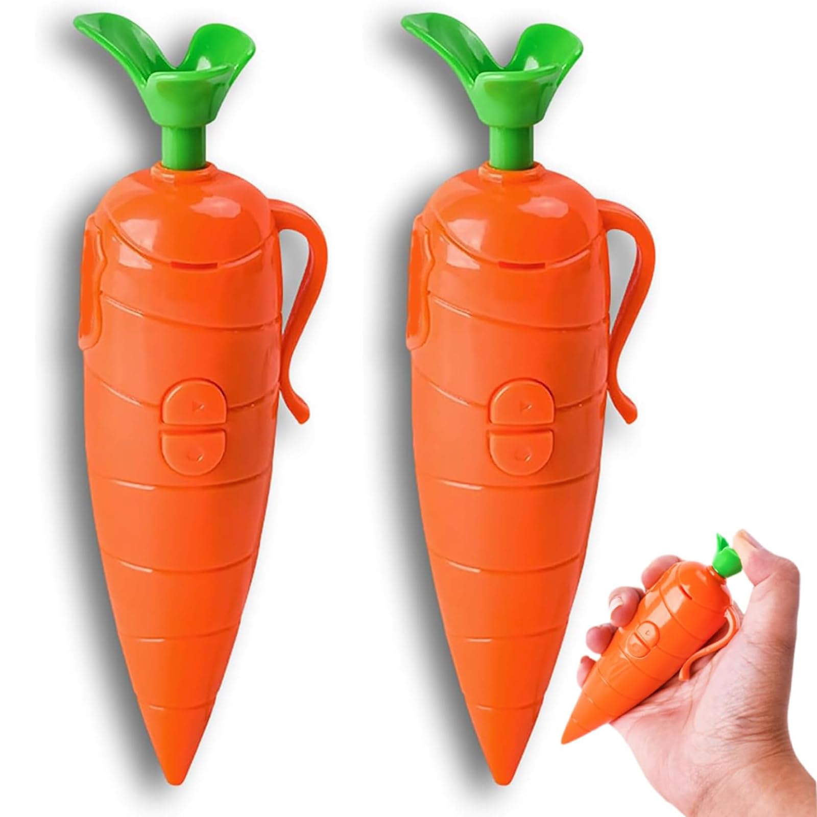 BFSYRR Carrot Pen, Stationery Set, 2 PCS Smooth-writing Carrot Pen, Cute Carrot Shaped Handwriting Pens, Fun & Creative Gifts for Adults, Students, Teachers