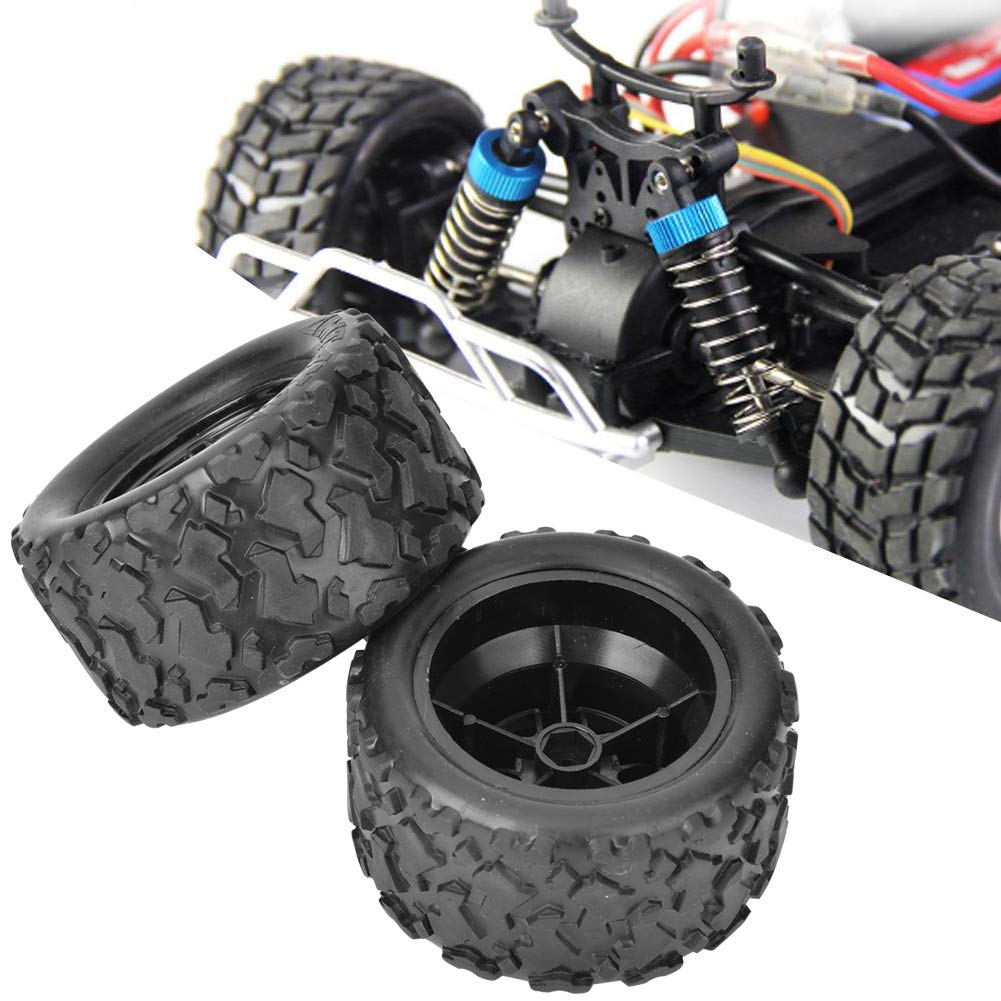 KIMISS 2 Pezzi di Ricambio per Pneumatici in Gomma Premium per Auto RC HS 18301 18302 18311 18312 - Accessori per Auto RC Antiusura, Durevoli e Facili da Installare