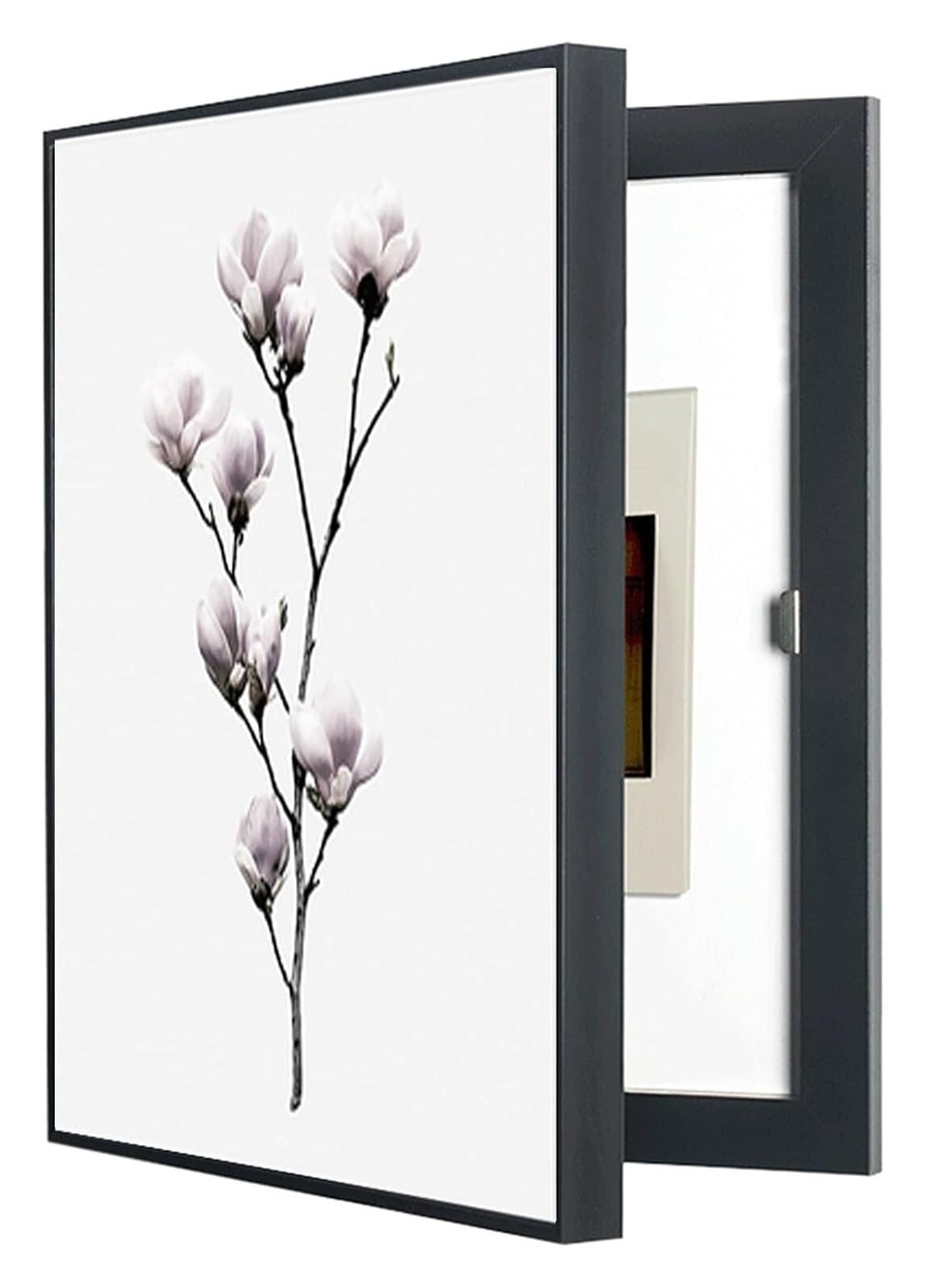 Peinture de boîte de compteur électrique pour une décoration de salon chaleureuse