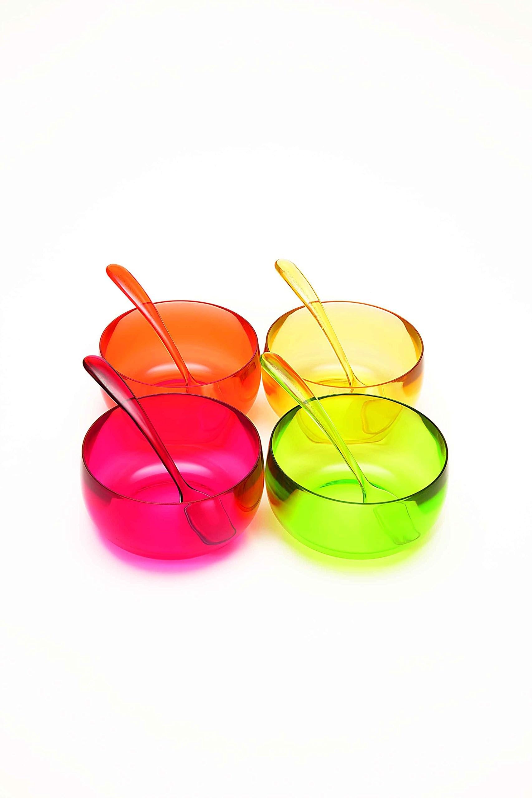Zak Designs Cucchiaio Per Gelato Con Vaschetta Per Risciacquo - Colore Granatina, Impugnatura Ergonomica, BPA Free