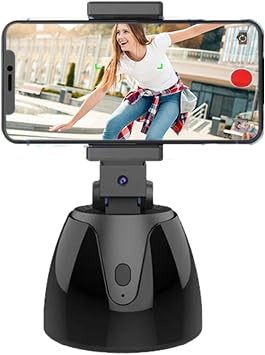 Cell Phone Gimbal Stabilizer - Mobile Phone Stand Portable Gimbal, 360 Degree Rotating Vlog Stabilizer | Gimbal Stabilizer for Smartphone Phone Holder Stabilizer with Face/Object Tracking
