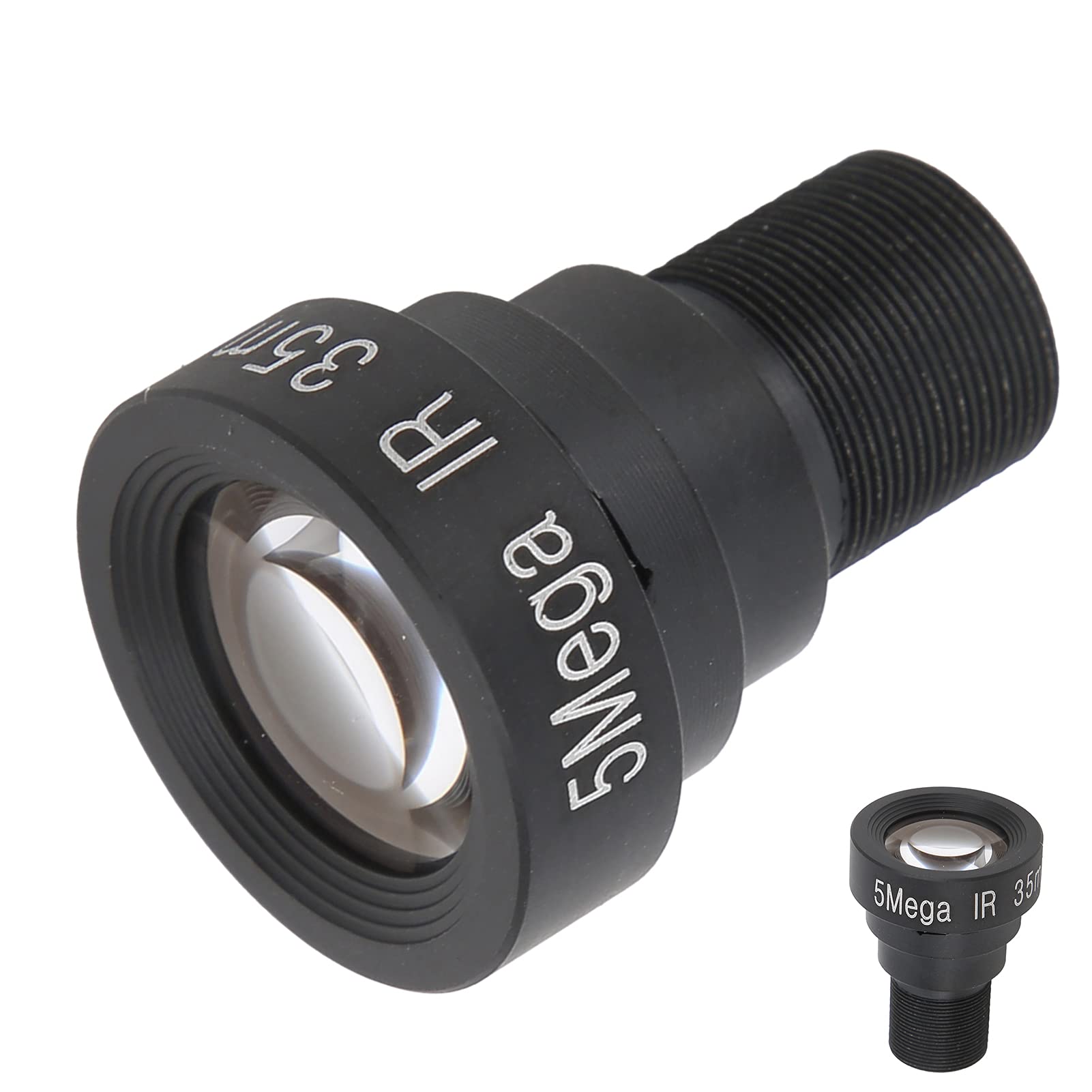 Obiettivo per Fotocamera da 5 MP, Obiettivo Grandangolare per Scheda Singola F1.8 Lunghezza Focale Ottica 35 Mm M12 per Videocamera per Webcam di Sicurezza HD