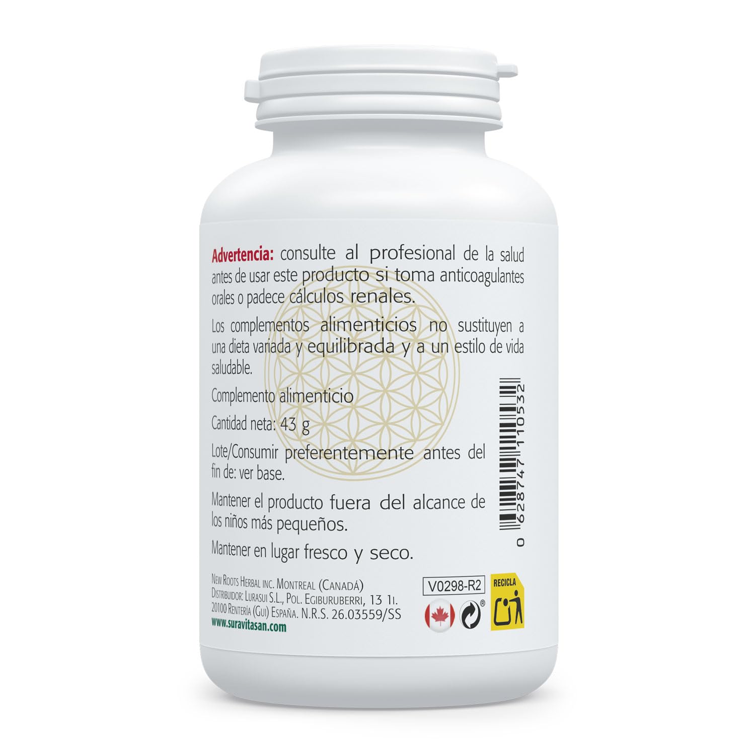 SURA VITASAN Arándano Rojo 60 Cápsulas – Extracto Ultra Concentrado 600 mg 107:1 con PACs y Vitamina C – Salud de las Vías Urinarias y Sistema Inmunitario