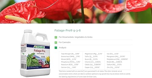 Miniatura 4 de Dyna-Gro Foliage-Pro Nutrient, 1 Qt