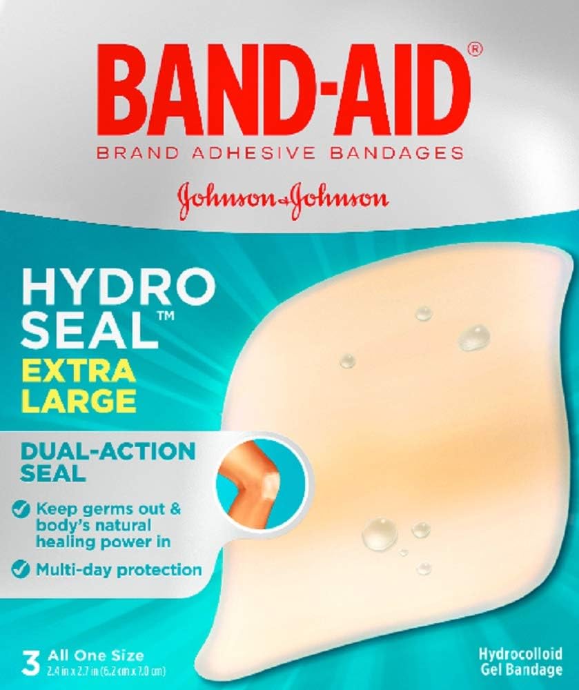 BandAid Hydro Seal All Purpose, 3 Count (One Size) Each