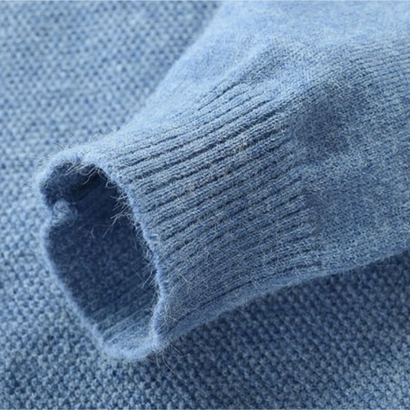 Men's Casual Long Sleeved Knitted Base Sweater Men's Sweaters