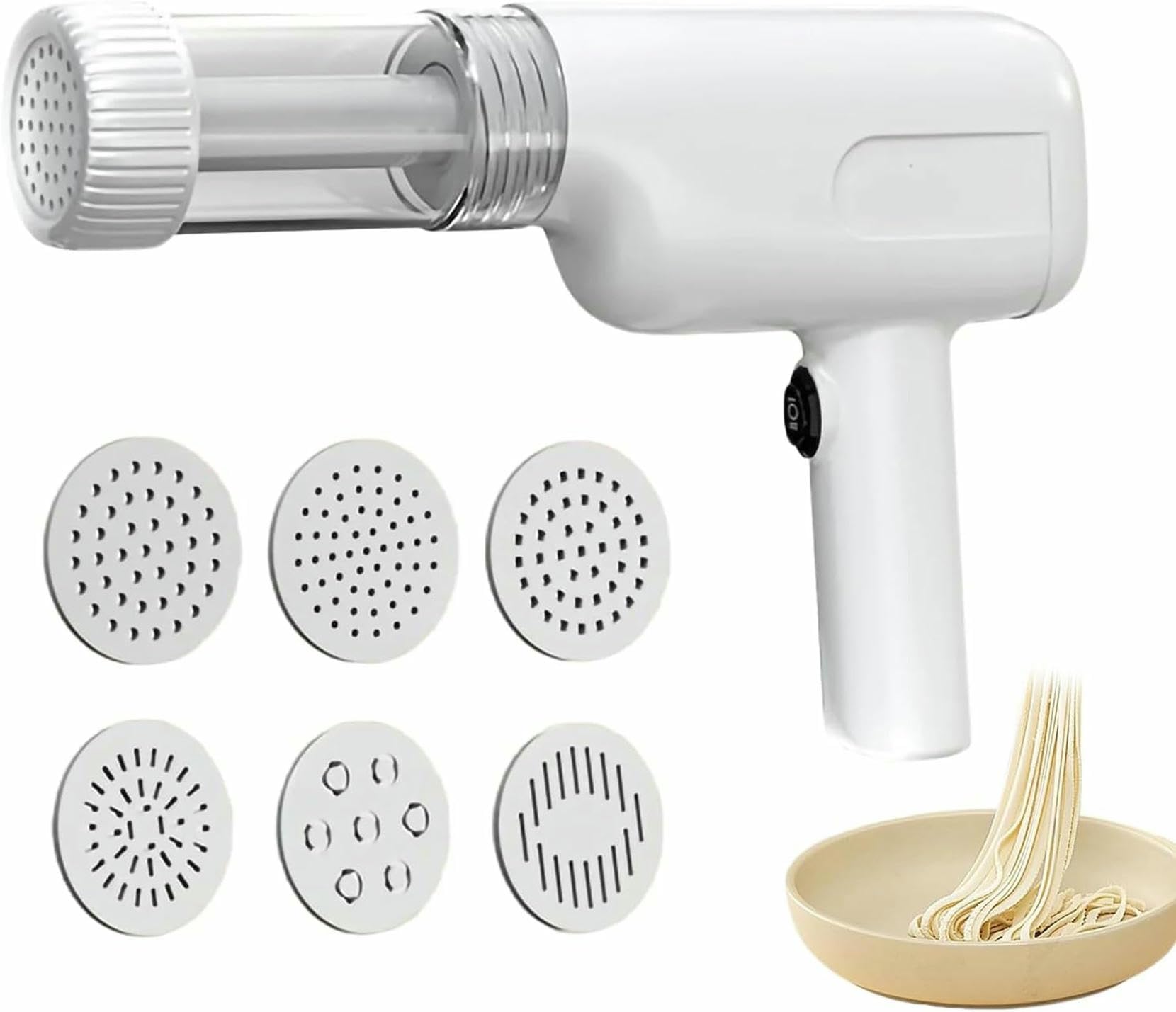 Machine à pâtisserie électrique portative 6-en-1 sans fil pour ramen maison