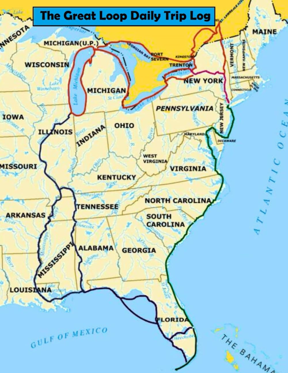 The Great Loop Daily Trip Log