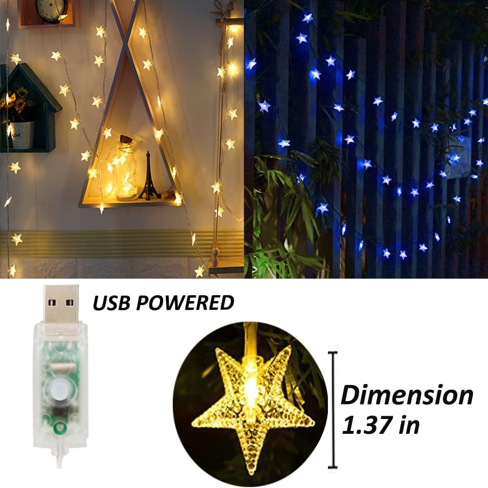 Luces De Navidad Inteligentes Que Cabian De Color, 132 Pies, 400 Luces