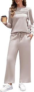 leisure jumpsuit for women two-piece lounge set with wide trousers