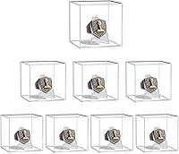 Vista 8 de 1 estuche de exhibición de béisbol, estuche acrílico transparente para exhibir recuerdos de cubo de béisbol, estuche de bola de autógrafo, estuche