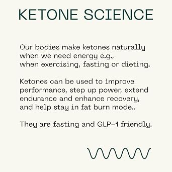 KEY Ketone Drink - Ketones for Energy & Focus, Sugar Free & Low Caffeine from Green Tea with L-Theanine, No Crash or Jitters, All Natural, Lightly Carbonated, Grapefruit Peach (Pack of 12)
