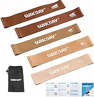 Vista 13 de Bandas de Resistencia para Hacer Ejercicio Bandas de Bucle de Ejercicio Conjunto de Bandas de Entrenamiento para Hombres y Mujeres Estiramiento