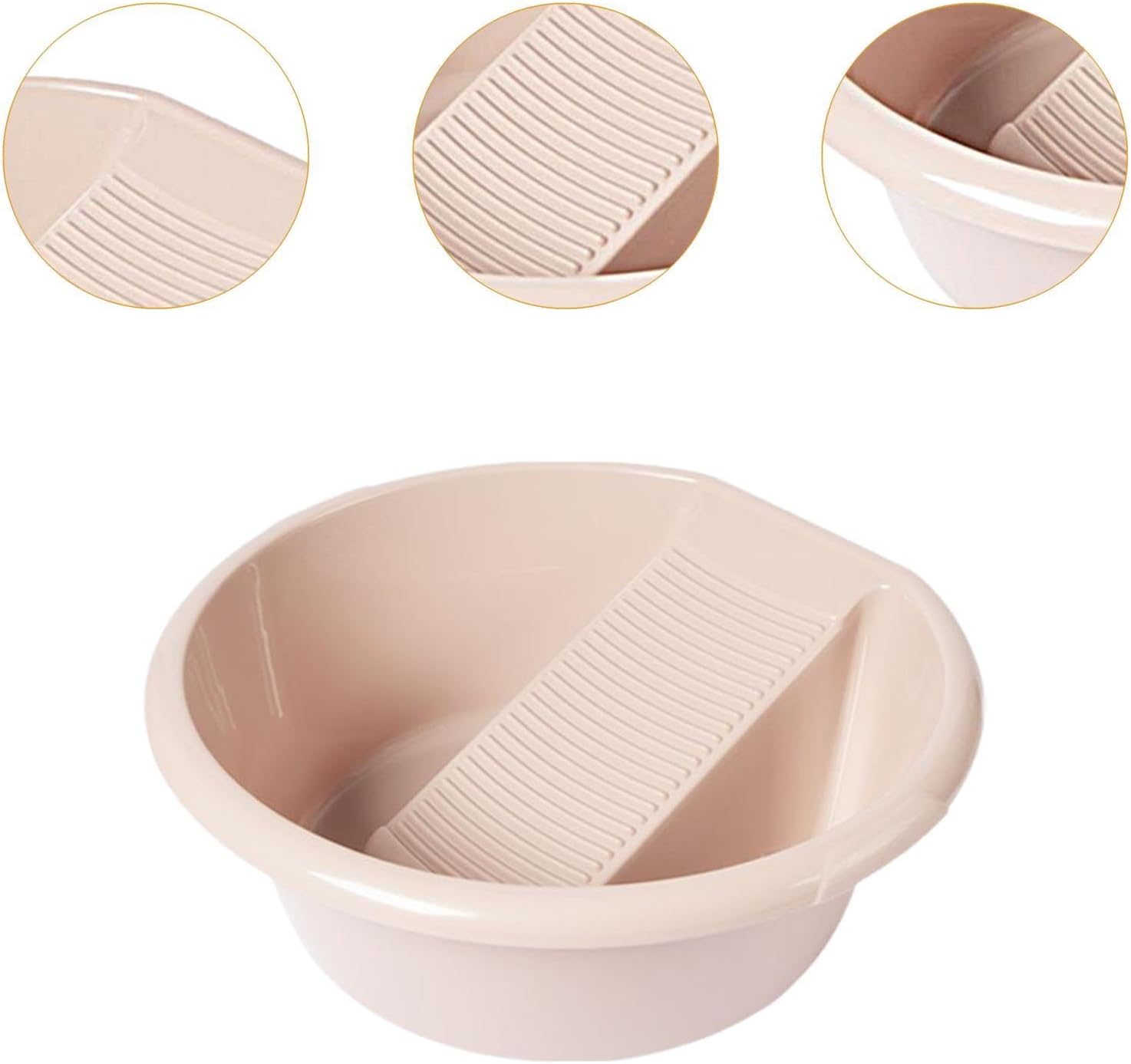 Laundry Board, Washboard Basin Laundry Tub Thickened Multipurpose Portable with for Underwear
