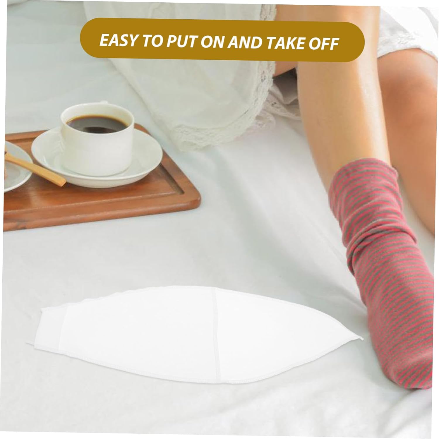 Sock Aid Device for Seniors and Pregnant Women Tear-Resistant Polyester Sock Helper Tool Comfortable No-Bend Putting Portable and Auxiliary Stocking Aid