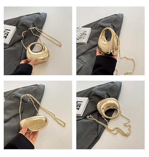 LOOK N LOCK gold clutch – image 7