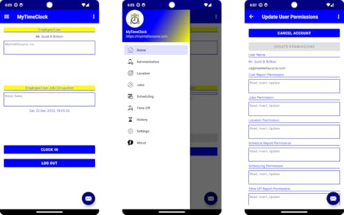 MyTimeClock: Employee Scheduler And Time Management Cloud System