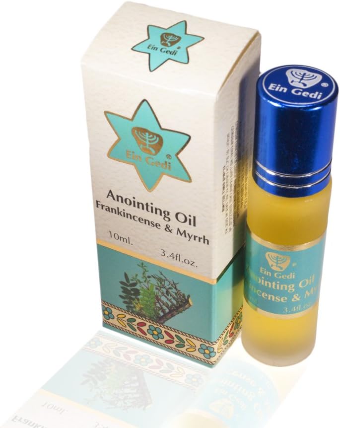 Roll On Anointing Oil Frankincense&Myrrh 10ml/ 0.34oz From Holyland Jerusalem