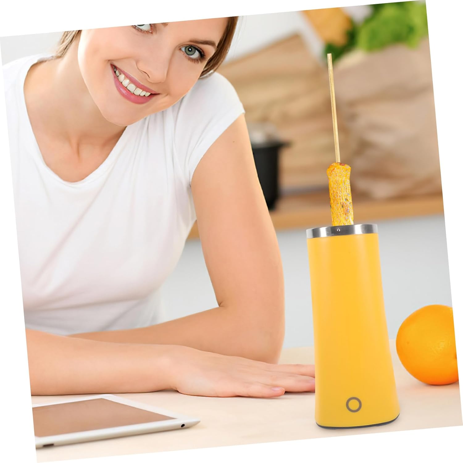 Unomor Mini Egg Roll Maker Machine Automatic Vertical Cooker Stainless Steel for Breakfast Sausage and Eggs Compact Size Home Kitchen Appliance