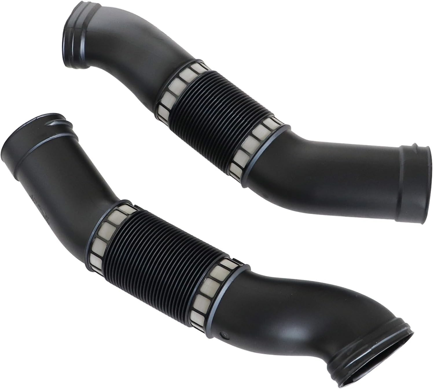 FZJDSD Air Intake Hose Pipe 2Pcs Right&Left Compatible with Mercedes-Benz CL500 S430 S500 2000-2006 S55 AMG 2001 2002 Replace 1130942682 1130942782 Air Cleaner Intake Duct Hoses