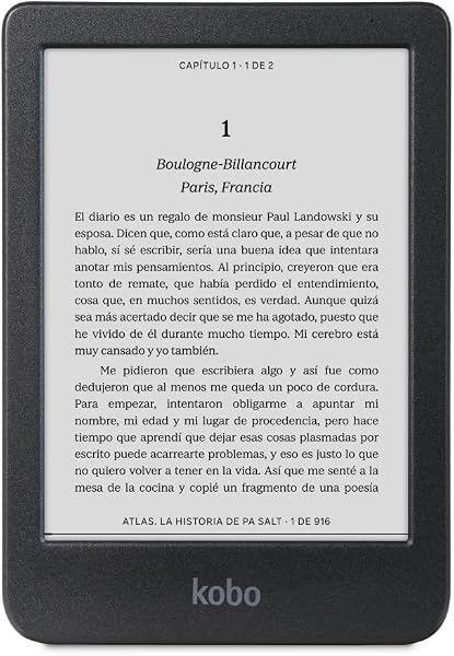 Kobo Clara BW eReader 6 pulgadas con pantalla táctil