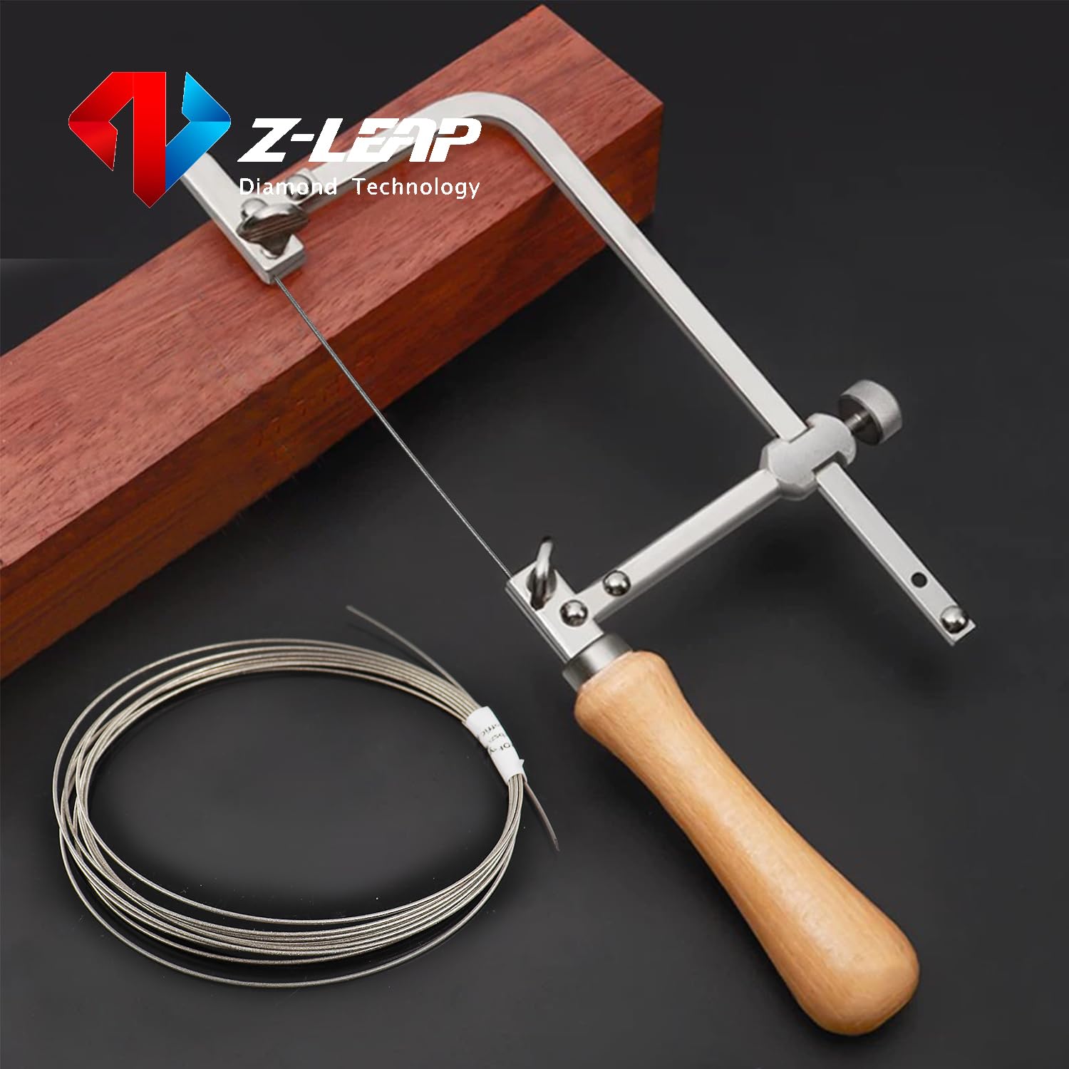 Scie à fil diamantée 1,0 mm – Outil de coupe haute résistance pour bois/métal/céramique, projets de bricolage multi-scénarios