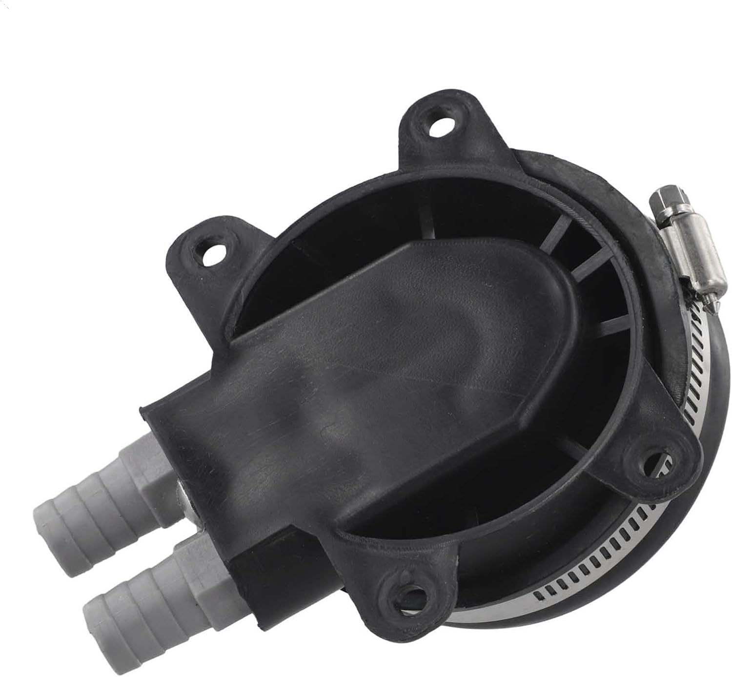 Foot Operated Water Pump for Camping Shower Tent RV Yacht Caravan Bathroom Toilet, Manual Portable Black Plastic
