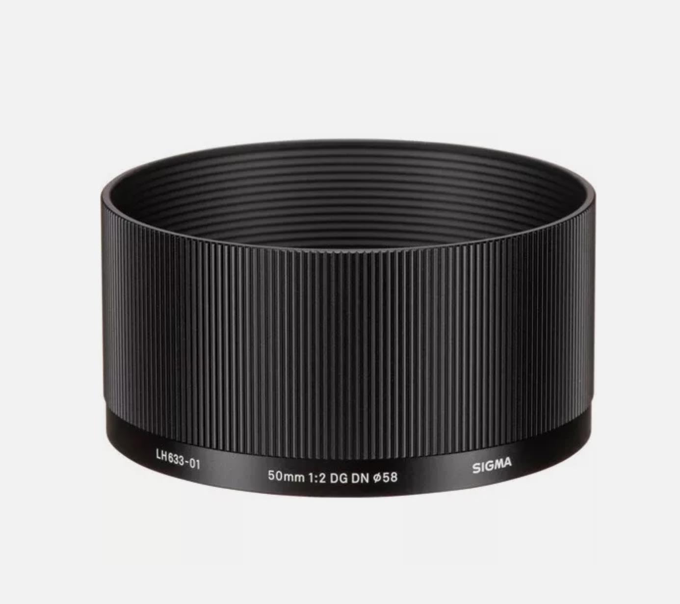 NEW Genuine 58mm Lens Hood LH633-01 Compatible with Sigma 50mm f/2 DG DN Art