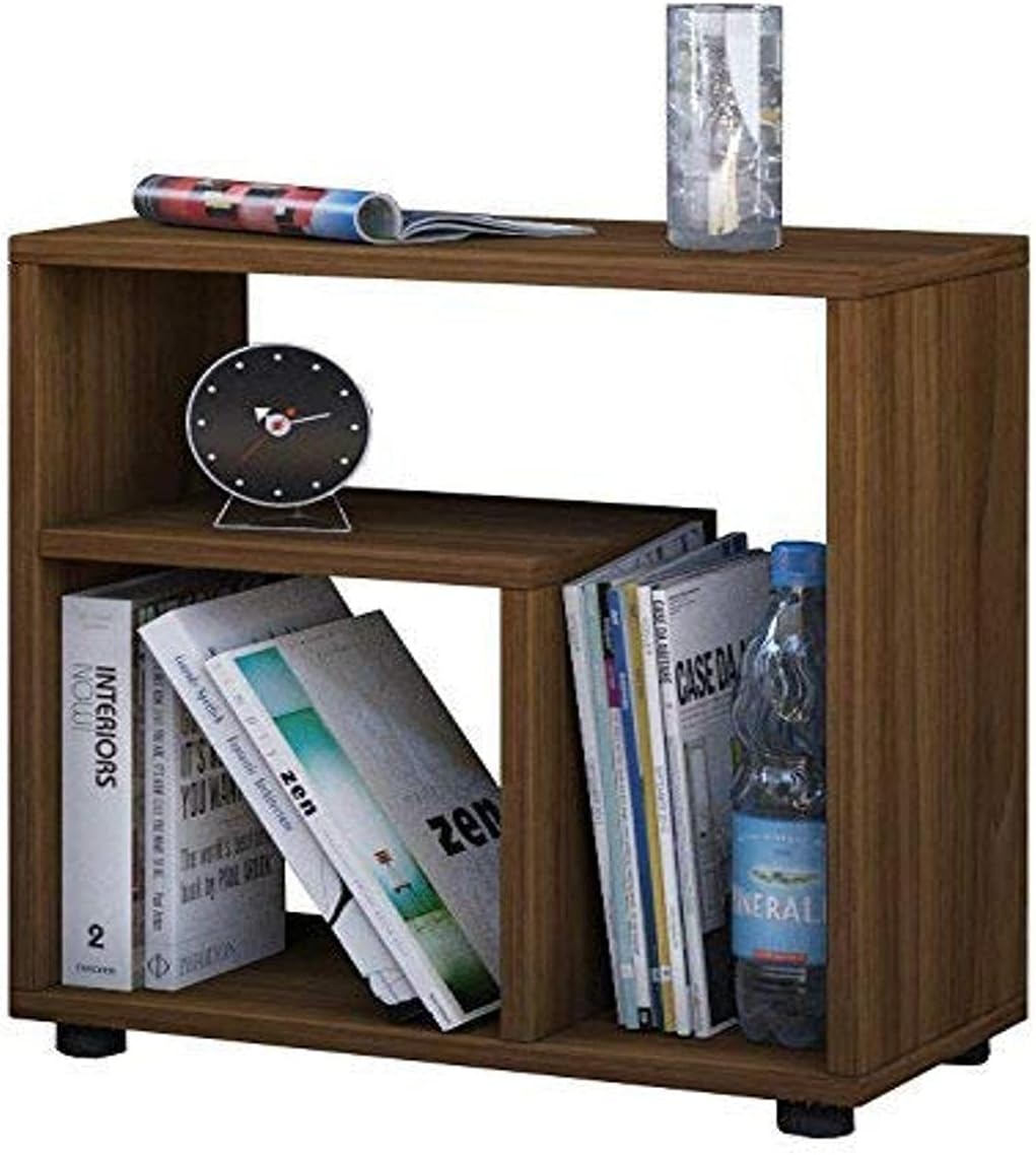 VCM Side Zeito | News Rack, Coffee, Bedside Table, core Walnut, Brown