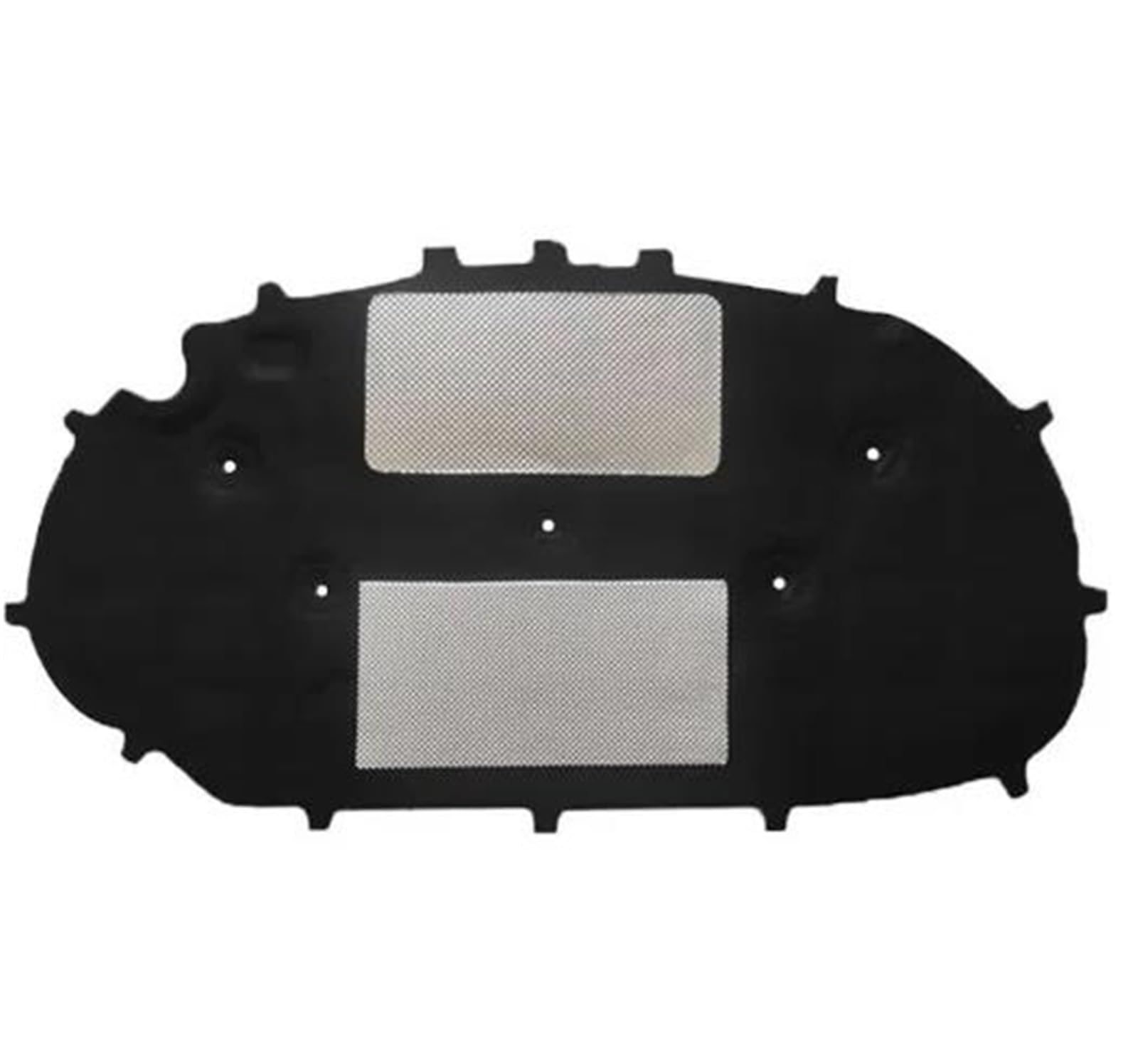 Youzka 2 Piece Of Aluminum Sound Pad Car Hood Engine Sound Insulation Pad Cotton Soundproof Cover Heat Mat For Vw For Golf6 For Golf 6 For Gti(2 Piece Of Aluminum)