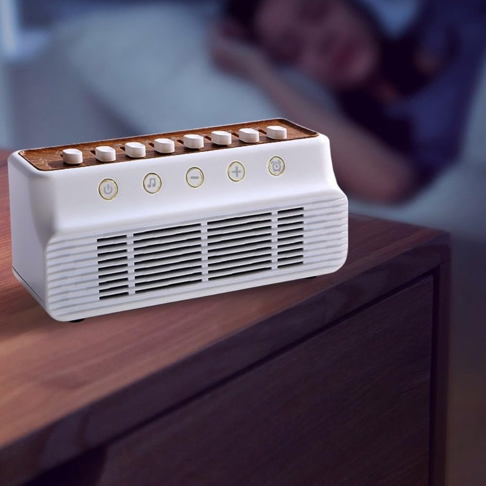 Weißes Rauschen Maschine 255 Klänge Timer Tragbar(White)