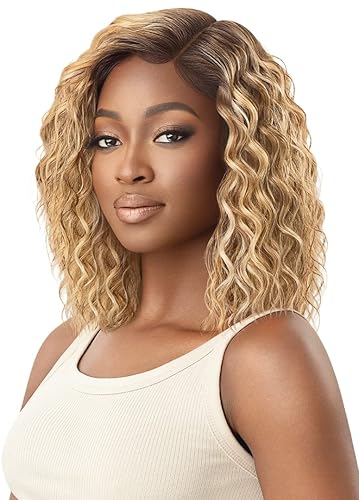 Miniatura 5 de Outre KELORA - Peluca de cabello sintético con encaje frontal HD (color DR CARAMEL)