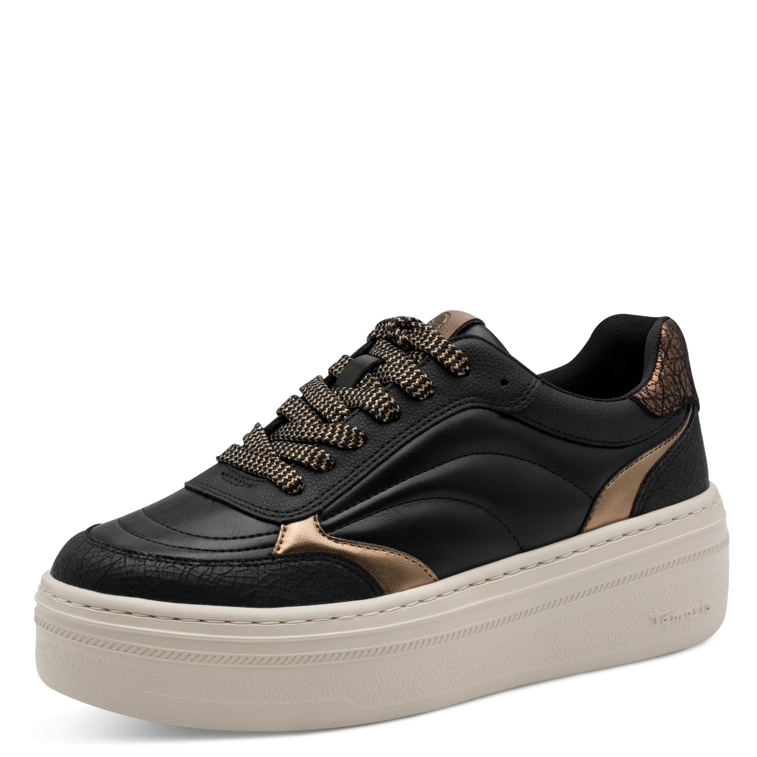 Tamaris Women's 1-23756-45 Trainers, Black Bronce, 6.5 UK