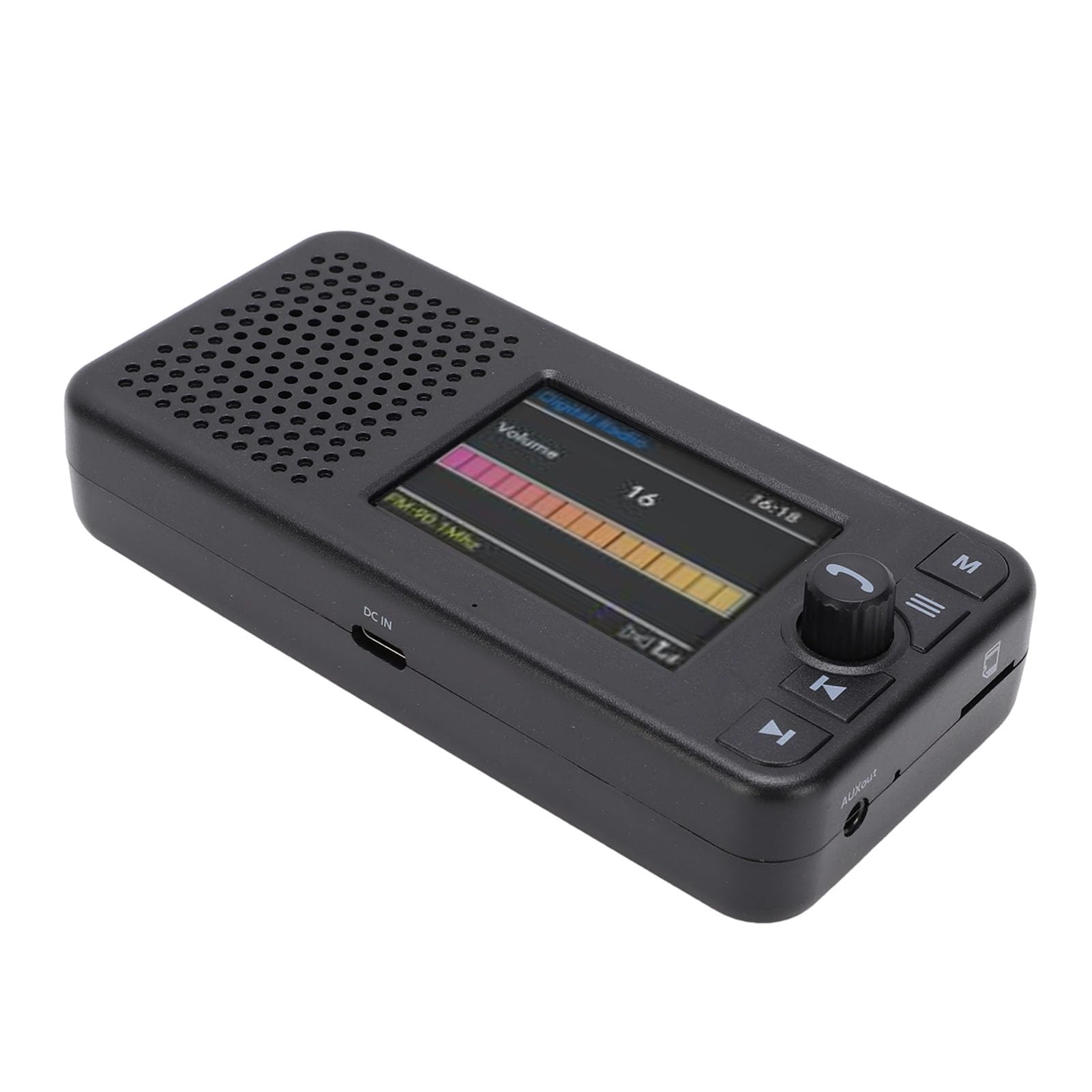 Transmisor FM de Radio Digital Dab para Automóvil con Pantalla LCD de 2,4 Pulgadas Bluetooth 5.0 para Transmisión de Audio para Automóvil y Actualizaciones Multimedia en Tie