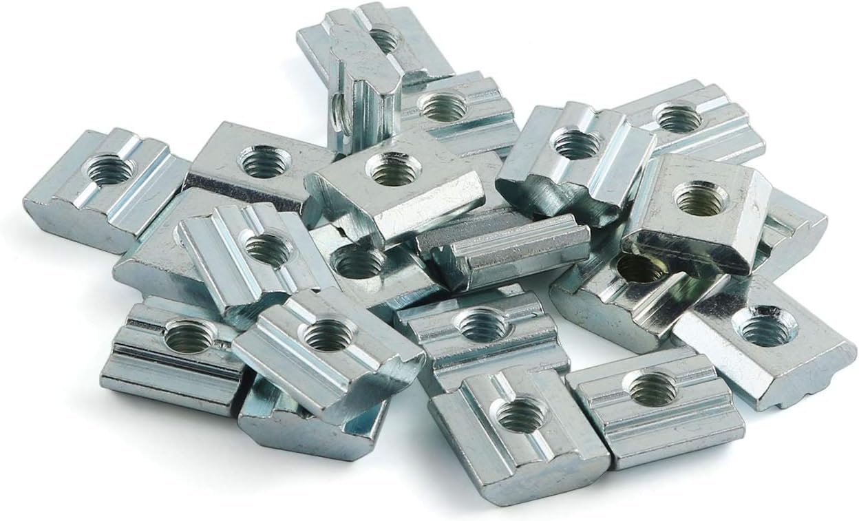 Blасk Frіdау - 80% оƒƒ PZRT 24PCS 20 Series 2020 Series M5 T-Nut Sliding Nut T-Slot Nut for Aluminum Extrusion Profile 2020 Series Slot Groove 6mm