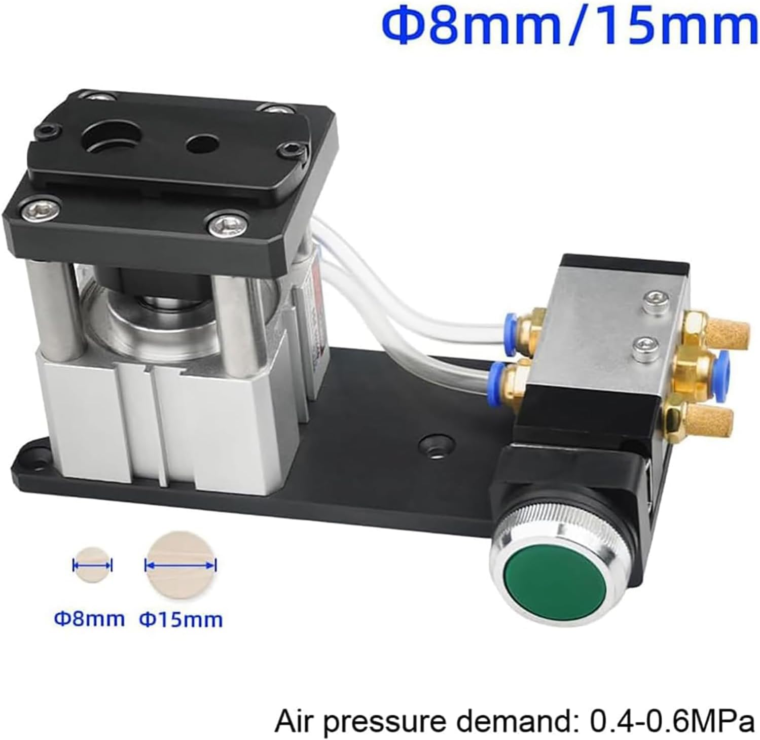 Máquina Perforadora De Cantos, Herramienta Neumática Para Cantear, Requiere Una Presión De Aire De 0,4-0,6 Mpa, Para Proyectos De Carpintería Y Manualidades Con Papel.