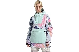 Women's Snowboarding Jacket: Insulated, Waterproof, and Windproof Jacket for Skiers and Snowboarders