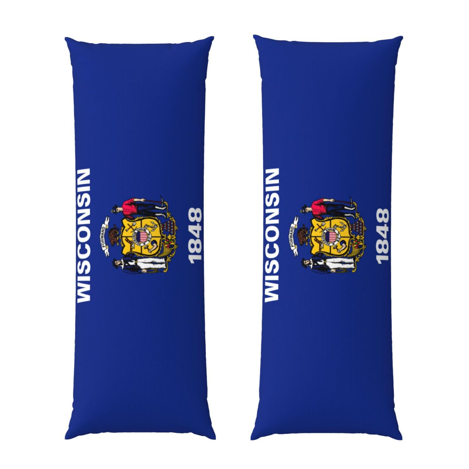 Taie d'oreiller corps Wisconsin en microfibre douce et respirante de 120 cm