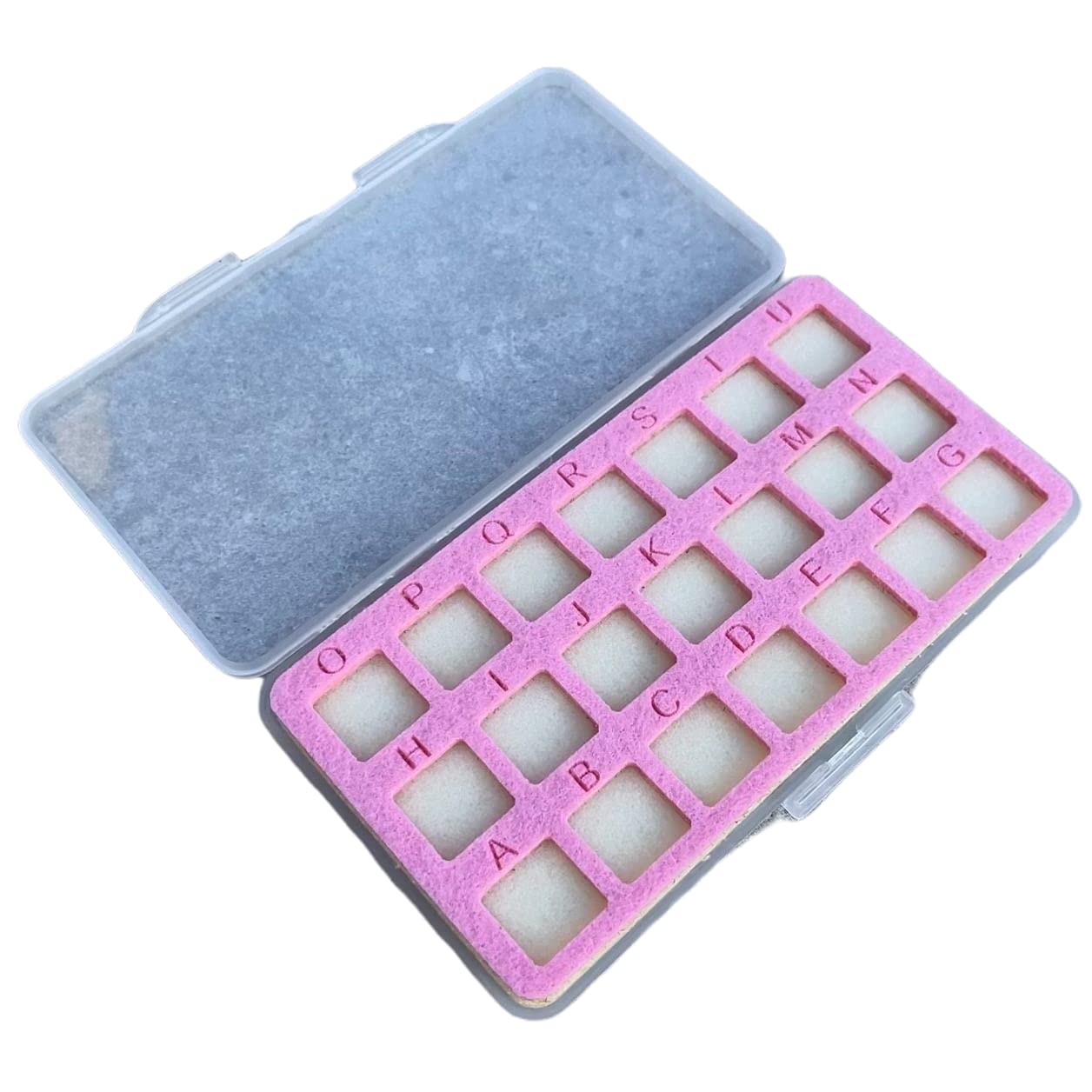 Tapis de perlage de voyage organisateur de perles nomade 21 cases tri