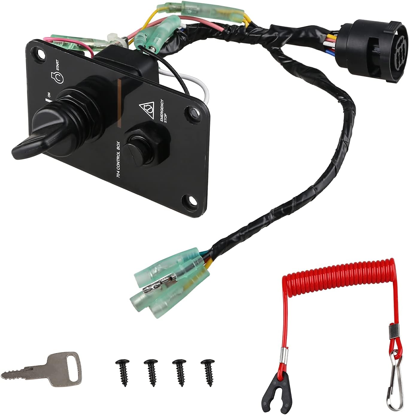 WATERWICH Single Engine Key Switch Panel Compatible with