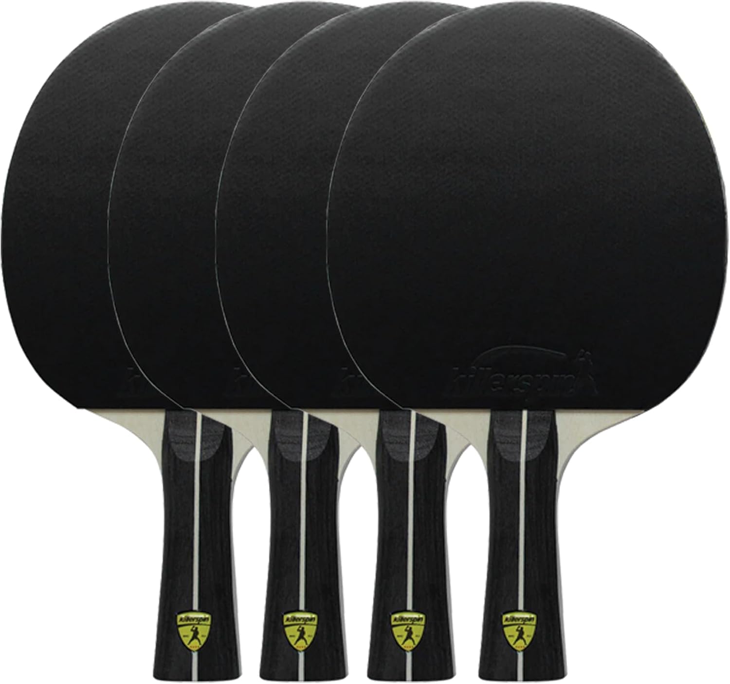 Killerspin SVR BlackWing-O - Ping Pong Table, Stationary Table for Table Tennis, Ping Pong Table Set with Built-in Paddle and Ball Storage, 18mm MDF Board, Indoor/Outdoor Table Tennis Table Package.