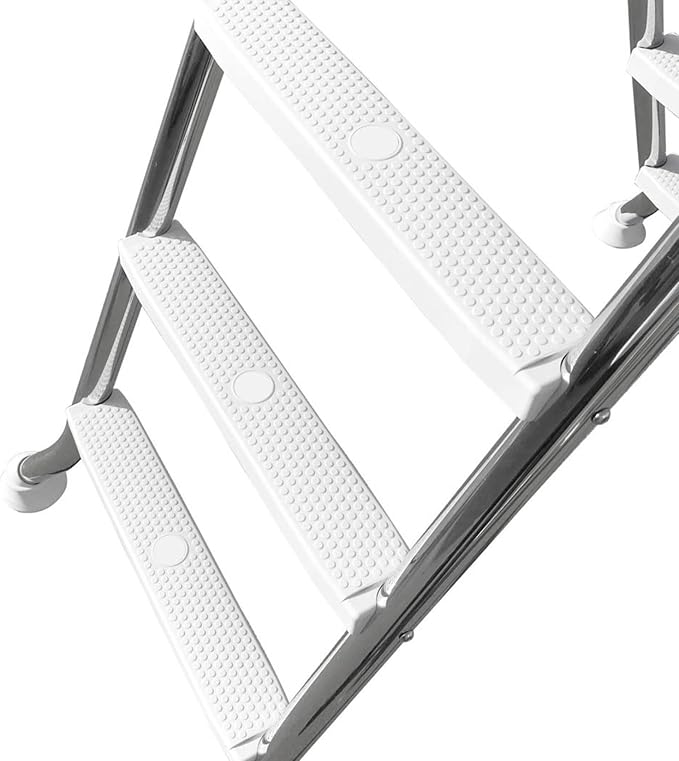 Escalera para piscina de 4 escalones y soporte de 550 lbs miniatura 8