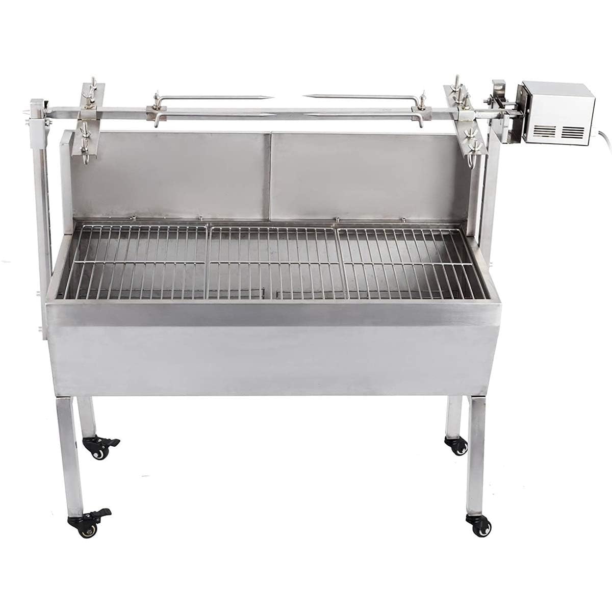 Grill Rożen grill na węgiel drzewny, spinningowa maszyna do pieczenia jagnięcego kurczaka, piknik na świeżym powietrzu kemping