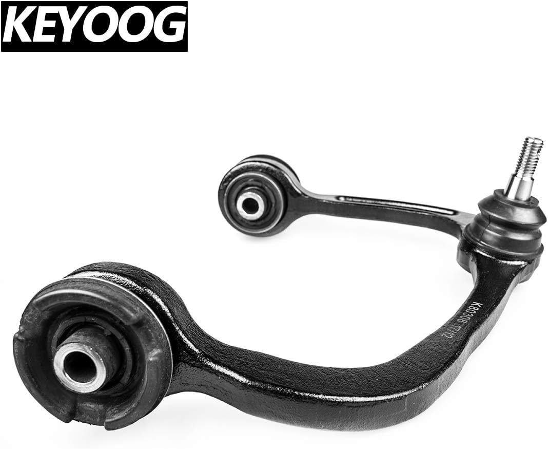 KEYOOG 2Pcs Front Upper Control Arm and Ball Joint Assembly For Ford F-150,Ford Expedition 07-17,Lincoln Mark LT 06-08,Lincoln Navigator 07-17 K80306 K80308 Driver & Passenger Side