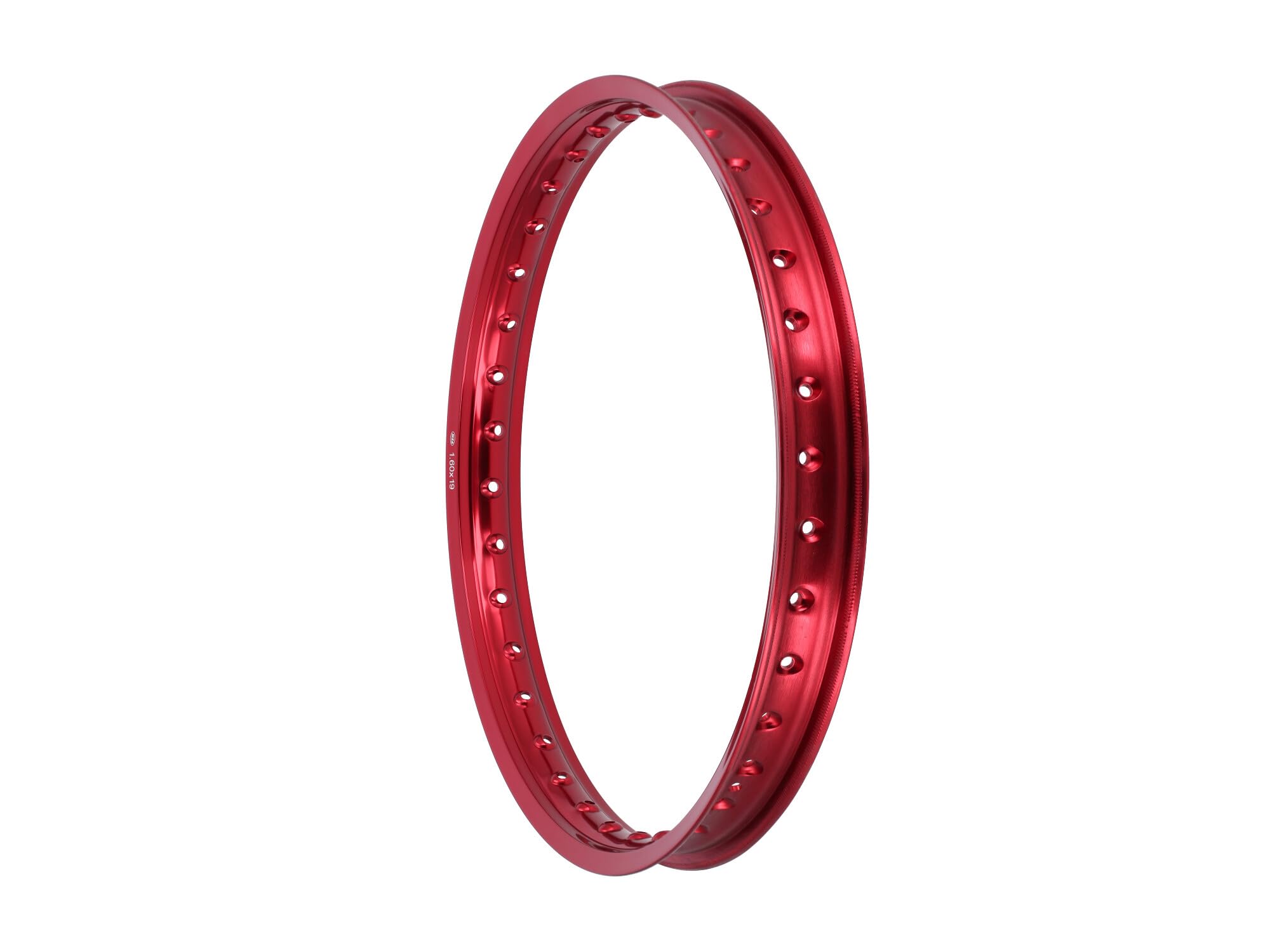 Felge 1,6 x 19" Alufelge, Rot eloxiert - Simson S53, S83