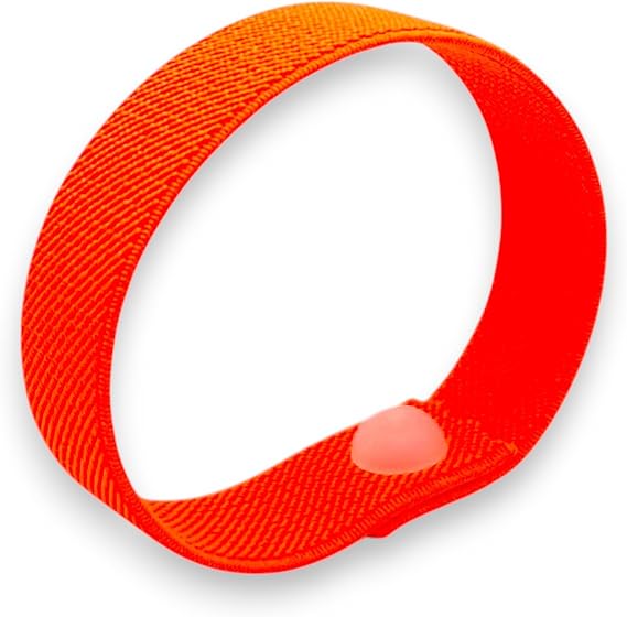 AcuPup Dog Anxiety Comfort Bands for Travel & Stress (M 4, Orange)