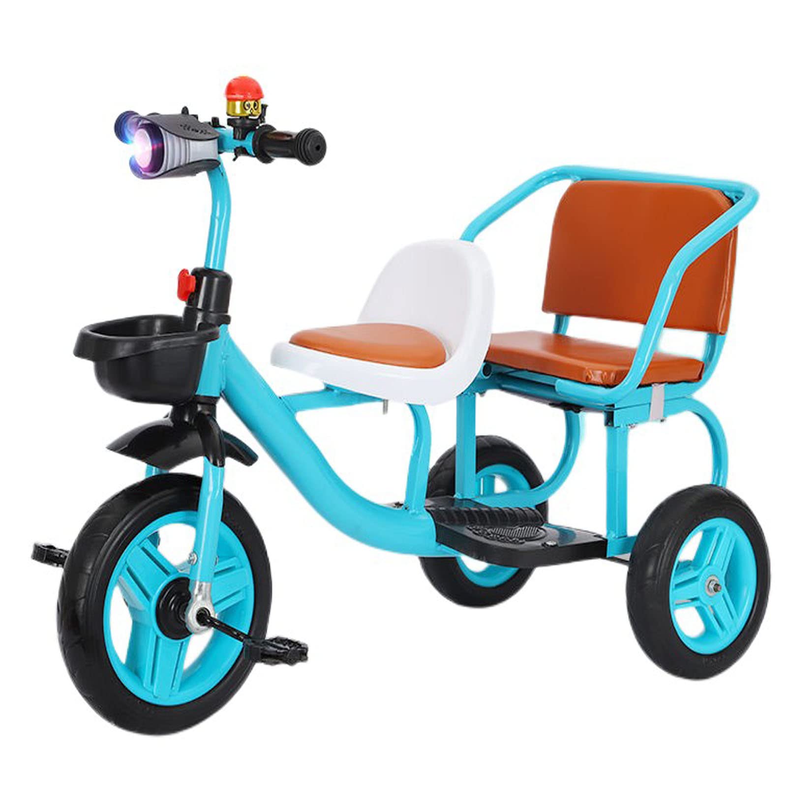 Kids Double Sakar Cycle Tandem Tricycle With Double Seat And