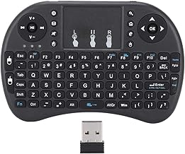 Mini I8 Flying Mouse Wireless Keyboard with Touchpad, 92 Keys, 2.4GHz, Smart Touchpad, Multimedia Control Key, PC Game Control Key for Home Multimedia, Smart TV, PC