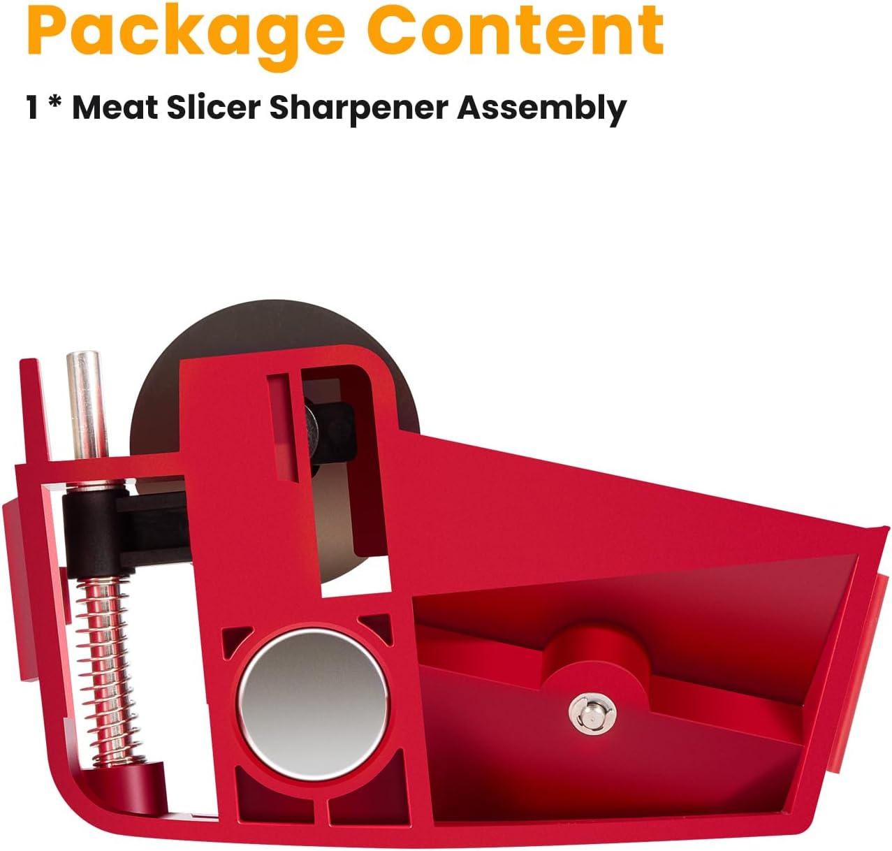 Meat Slicer Sharpener Assembly - Direct Replacement Parts for Berkel Slicer Models X13, X13A, X13AE, X13E, X33 - Replaces OEM# 1-404675-01158, Fast & Hands-Free Sharpening for Precision Cutting