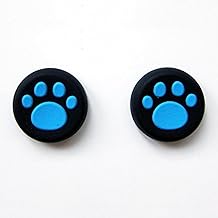 Vivi Audio Thumb Stick Grips Cap Cover Joystick Thumbsticks Caps For PS4 XBOX ONE XBOX 360 PS3 PS2 Blue Cat Dog Paw